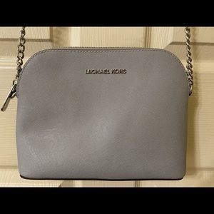 Micheal Kors Leather Dome Crossbody Bag